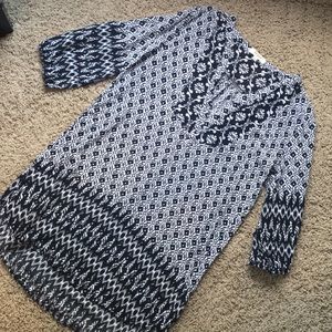 Black and white pattern cover-up